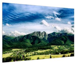 Obraz horskej krajiny (90x60 cm)