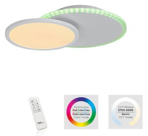 Stropné LED svetlo Arenda okrúhle, RGB/CCT, otočné