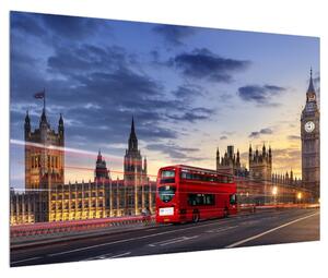 Obraz Londýna s autobusom (90x60 cm)