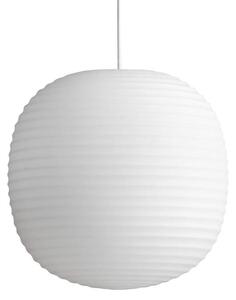 New Works Závesné svietidlo Lantern Pendant, Medium, Frosted White Opal Glass 20620