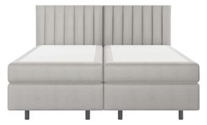 Kontinentálna posteľ SILLA s matracom sivá 90x200 cm