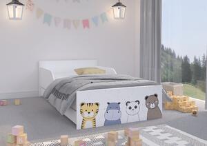 Detská posteľ PUFI + potlač 80x160 cm Mini ZOO Nie