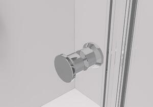 Cerano Marino, 1-krídlové delené sprchové dvere 100x190 cm, 6mm číre sklo, chrómový profil, CER-CER-420201