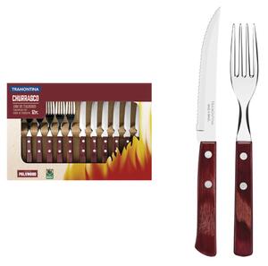 Príborový BBQ set Tramontina - Polywood 12ks - červený
