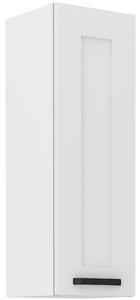 Vysoká horná skrinka LAILI - šírka 30 cm, biela