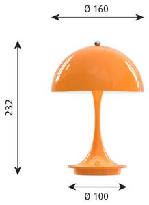 Louis Poulsen Panthella Portable stolová, oranžová
