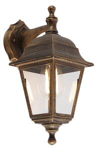 Vonkajšia nástenná lampa starožitné zlato IP44 - Capital