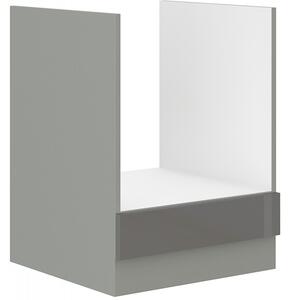 Sporáková skrinka ULLERIKE - šírka 60 cm, šedá