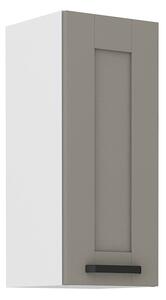 Horná kuchynská skrinka LAILI - šírka 30 cm, svetlo šedá / biela