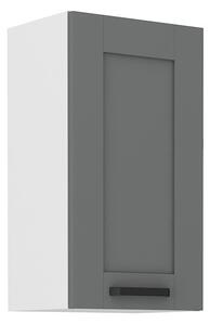 Horná kuchynská skrinka LAILI - šírka 40 cm, šedá / biela
