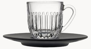 Porcelánové šálky na espresso's podšálkami Ouessant, 2 ks