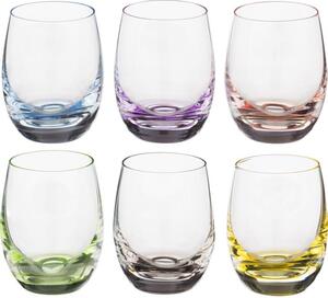 BOHEMIA RAINBOW POHÁR NA LIKÉR 60 ML SADA 6 KS