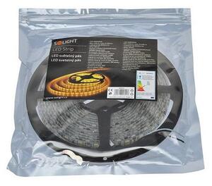 SOLIGHT LED pásik, 5m, SMD5050 60LED/m, 14,4W/m, IP65, 3000K teplá biela