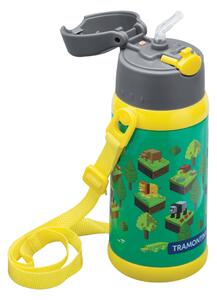 Detská fľaša so slamkou Tramontina 500ml - zelená