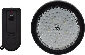 SOLIGHT LED orientačná lampička na 3 batéria AA + diaľkové ovládanie čierna