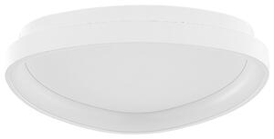 Stropné svietidlo biele oceľové akrylové integrované LED svetlo trojuholníkový tvar dekoratívne moderné osvetlenie