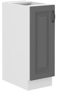 Výsuvná skrinka SOPHIA - šírka 30 cm, šedá / biela