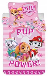 DETSKÉ BAVLNENÉ OBLIEČKY PAW PATROL 160X200 CM, 1KS 70X80 CM VZOROVANÉ