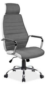 Kancelárska stolička EDMUNDA - šedá / biela