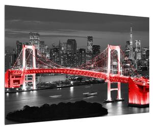 Moderný obraz mostu (90x60 cm)