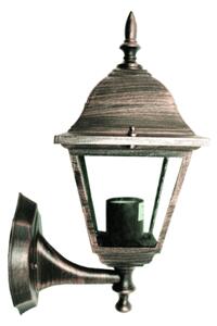 ACA Lighting Vonkajší nástenný lampáš HI6041R max. 60W/E27/IP45, hnedá