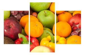 Obraz ovocia a zeleniny (90x60 cm)