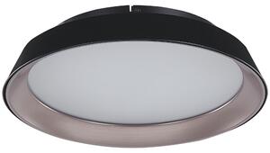 Stropné svietidlo čierne hliníkové oceľové integrované LED svetlo dekoratívne okrúhle svetlo moderný dizajn