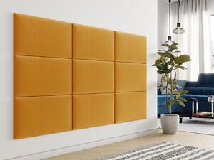 Čalúnený panel na stenu 70x40 PAG - žltý