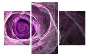 Moderný obraz fialovej ruže (90x60 cm)