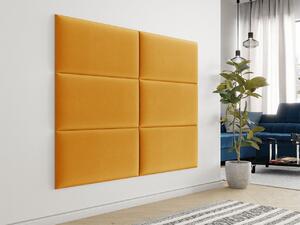 Čalúnený panel na stenu 84x42 PAG - žltý