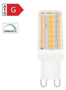 Diolamp SMD LED Capsule číra 5W/G9/230V/3000K/400Lm/360°/Dim