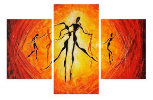 Orientálny obraz tancujúcich osôb (90x60 cm)
