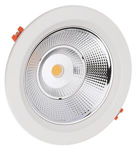 ACA Lighting COB LED bodovka PARO 40W/230V/4000K/3400Lm/IP20/90°, kruhová biela