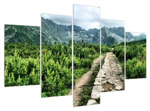 Obraz horskej krajiny (150x105 cm)