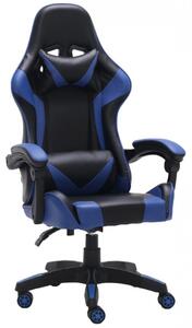 Herné stoličky LEMBIT - čierna / modrá