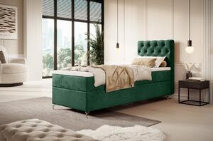 Čalúnená posteľ 80x200 ADRIA - zelená
