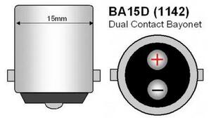 Diolamp SMD LED žiarovka mini Tubular 4W/220V/BA15D/3000K/350Lm/360°
