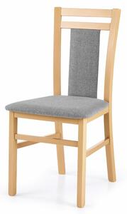 Jedálenská stolička HEBIRT 8 dub medový/sivá