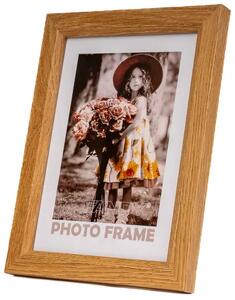 FANDY Drevený fotorámček Bevel 13x18 2 hnedý