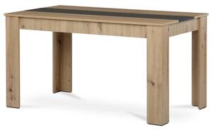 Jedálenský stôl SHELBY dub artisan/čierna