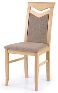 Jedálenská stolička CATRUNI dub sonoma/hnedá