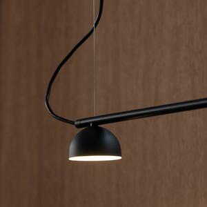 Northern Blush závesné LED svietidlo 3-pl., čierna