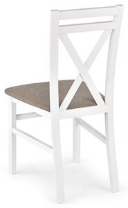Jedálenská stolička DORAESZ biela/hnedá