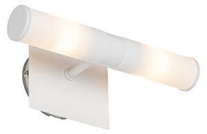 Moderná nástenná lampa do kúpeľne biela IP44 2-svetlá - Bath