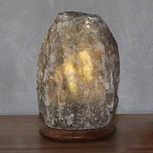 Rock Grey Line stolová lampa soľný krištáľ