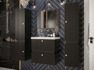 Kúpeľňová zostava SALVATORA 2 - čierna + umývadlo ZDARMA