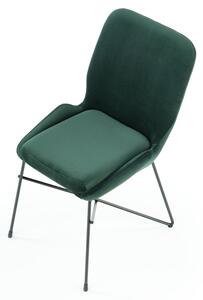 Jedálenská stolička SCK-454 tmavozelená