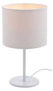 ACA DECOR Stolová lampa ARIOSO max. 40W/E14/230V/IP20, biela