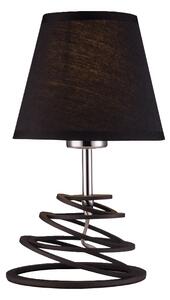 ACA DECOR Stolová lampa LAGOS max. 60W/E27/230V/IP20, čierna