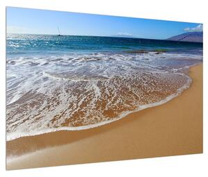 Obraz morskej piesočnatej pláže (90x60 cm)